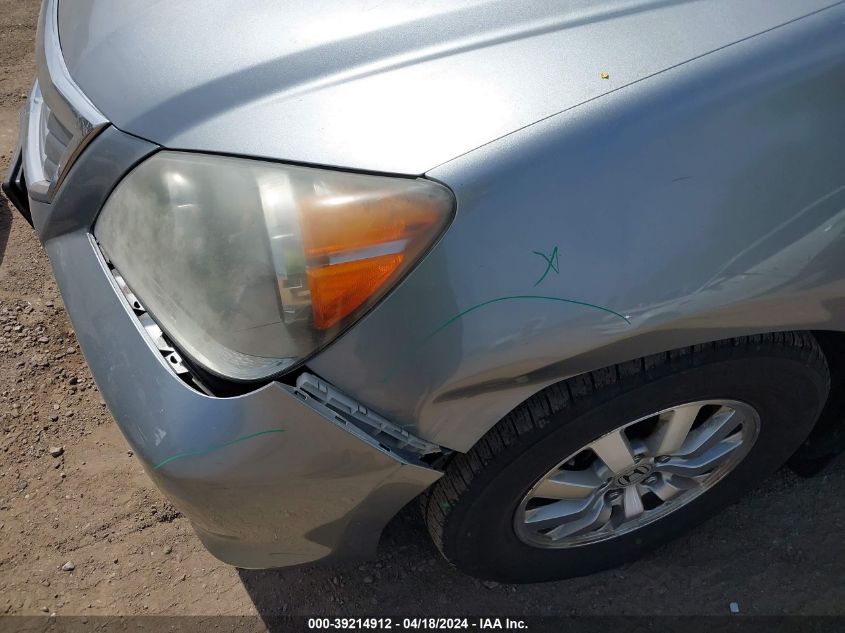 2009 Honda Odyssey Ex-L VIN: 5FNRL38719B022511 Lot: 39214912