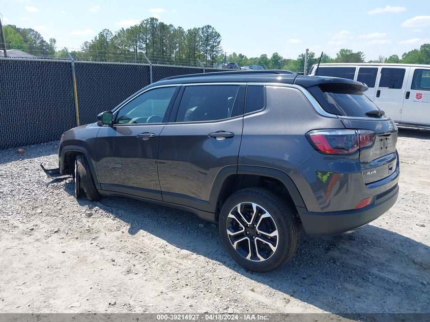 VIN 3C4NJDCN1PT569308 2023 JEEP COMPASS LIMITED 4X4