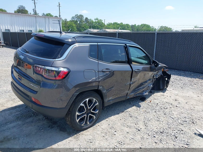 VIN 3C4NJDCN1PT569308 2023 JEEP COMPASS LIMITED 4X4