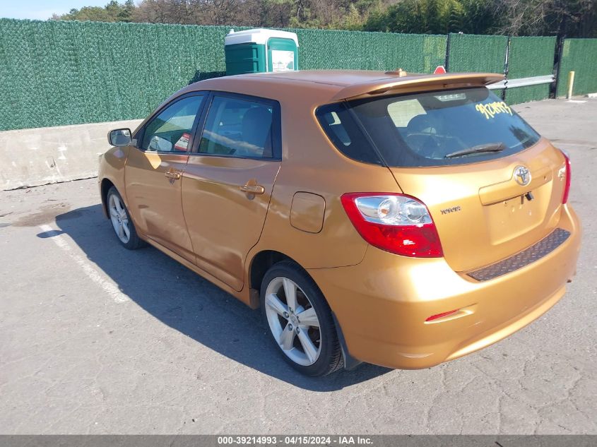 2T1KE40E39C021375 | 2009 TOYOTA MATRIX