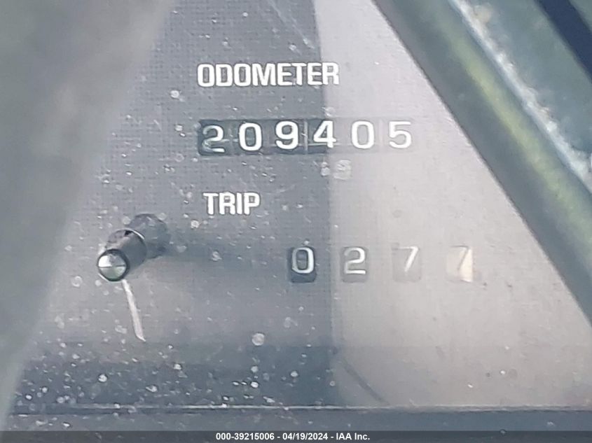 1993 Pontiac Grand Prix Le VIN: 1G2WH54T8PF247959 Lot: 39215006