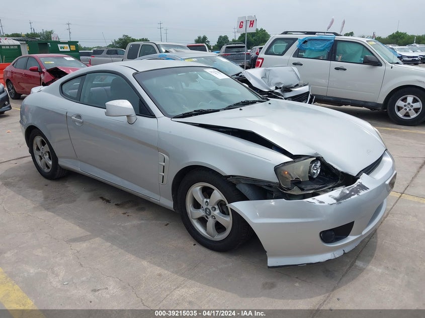 2006 Hyundai Tiburon Gs VIN: KMHHM65D56U216784 Lot: 39215035