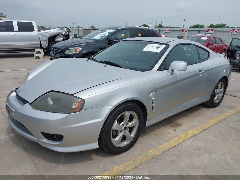 2006 Hyundai Tiburon Gs VIN: KMHHM65D56U216784 Lot: 39215035