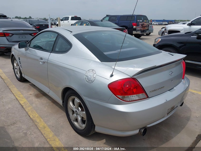 2006 Hyundai Tiburon Gs VIN: KMHHM65D56U216784 Lot: 39215035