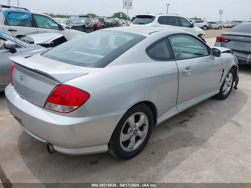 2006 Hyundai Tiburon Gs VIN: KMHHM65D56U216784 Lot: 39215035