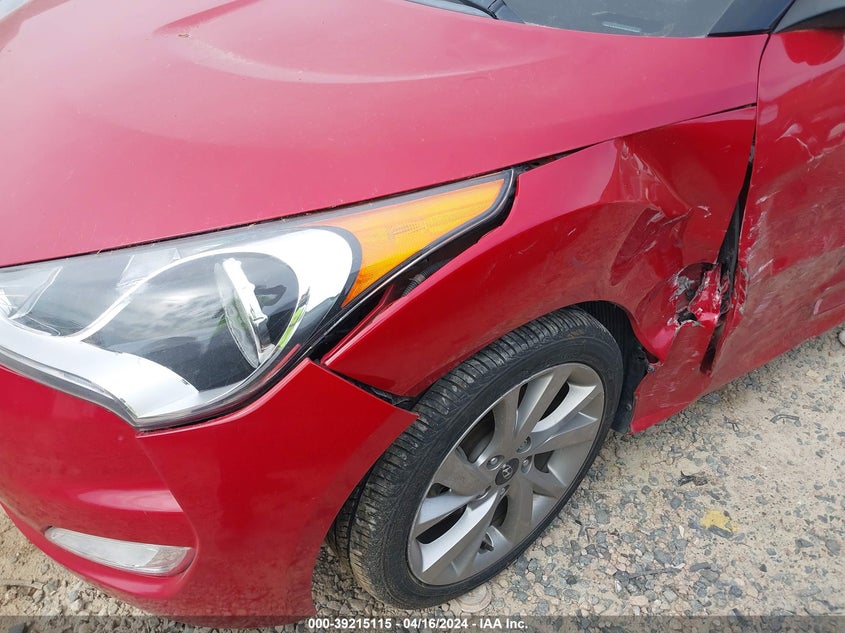2017 HYUNDAI VELOSTER - KMHTC6AD3HU323547