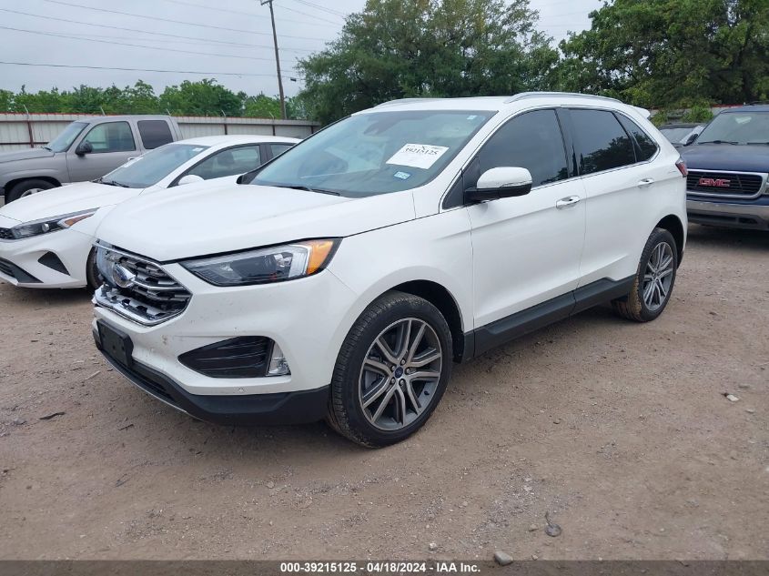 2022 Ford Edge Titanium VIN: 2FMPK4K92NBA63825 Lot: 49997624