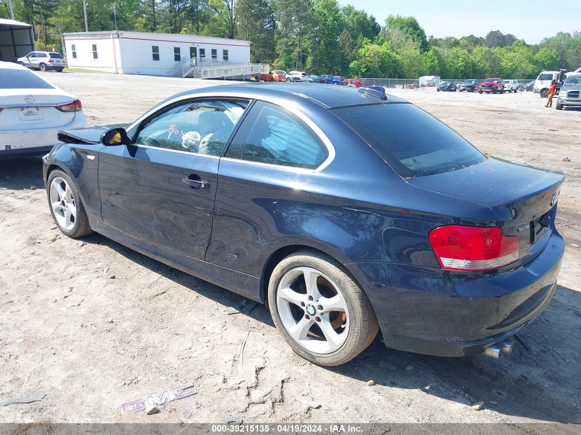 2008 BMW 128I VIN: WBAUP935X8VF47719 Lot: 39215135