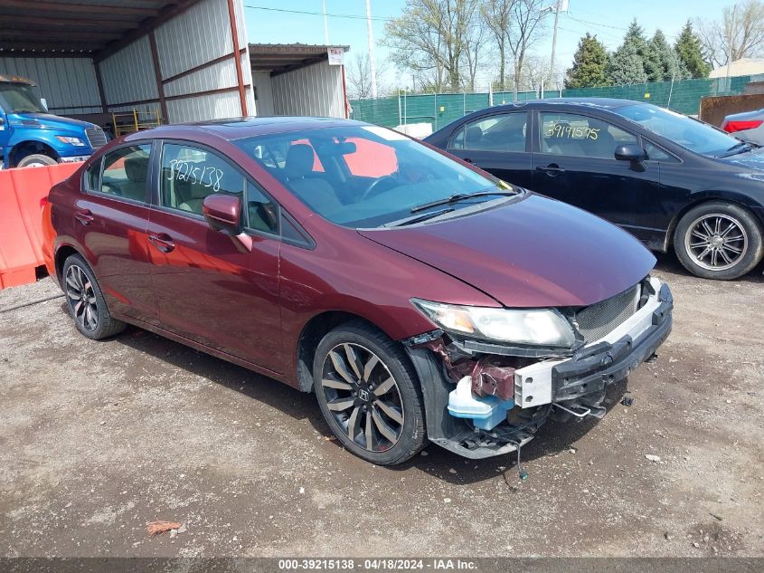 2014 Honda Civic Ex-L VIN: 19XFB2F97EE008956 Lot: 42285804