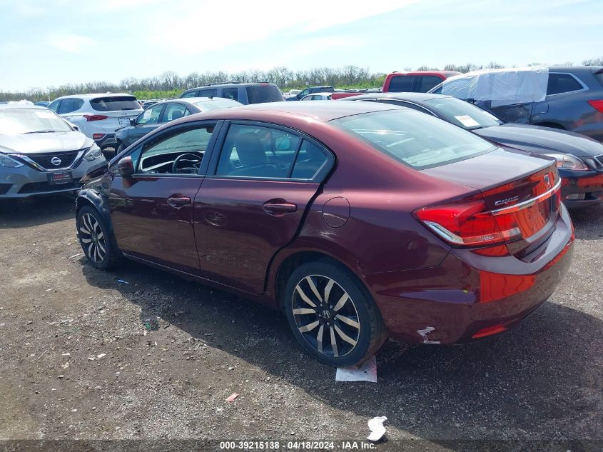 2014 Honda Civic Ex-L VIN: 19XFB2F97EE008956 Lot: 42285804