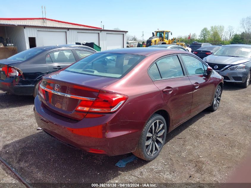 2014 Honda Civic Ex-L VIN: 19XFB2F97EE008956 Lot: 42285804