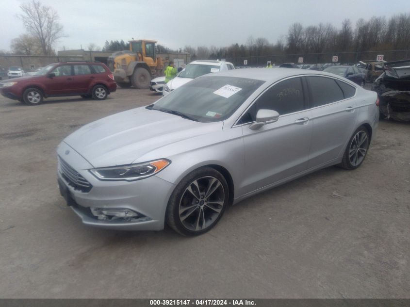 2017 Ford Fusion Se VIN: 3FA6P0HD4HR153589 Lot: 39241879