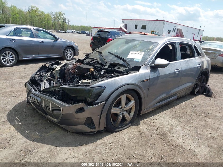 Vin: wa1laage9kb009203, lot: 39699368, audi e-tron premium plus 20192