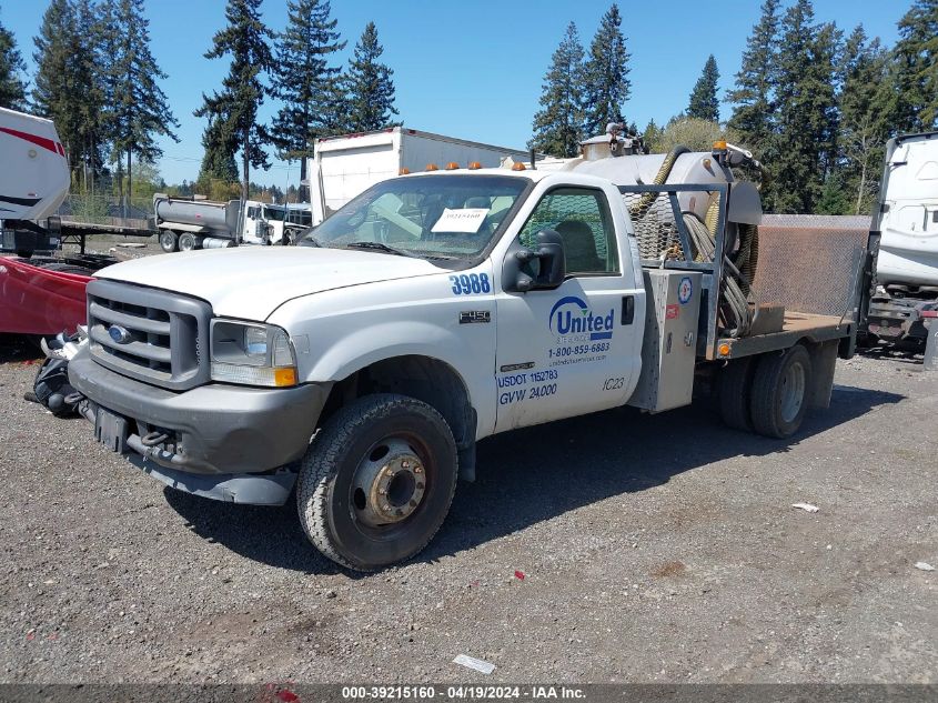 2002 Ford F450 Super Duty VIN: 1FDXF46F42ED13988 Lot: 39215160