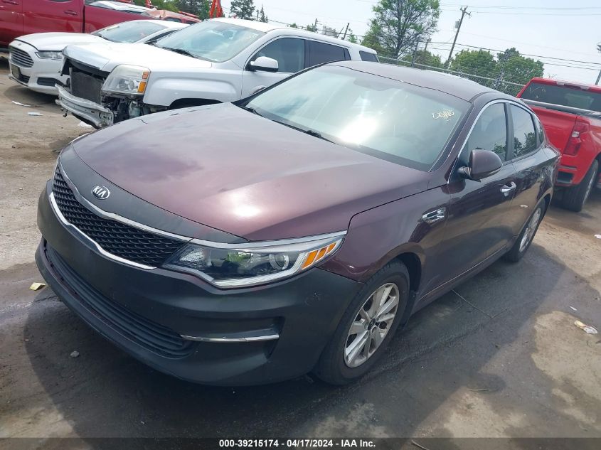 2016 Kia Optima Lx VIN: 5XXGT4L39GG028312 Lot: 51151384