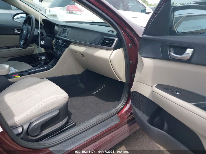 2016 Kia Optima Lx VIN: 5XXGT4L39GG028312 Lot: 51151384