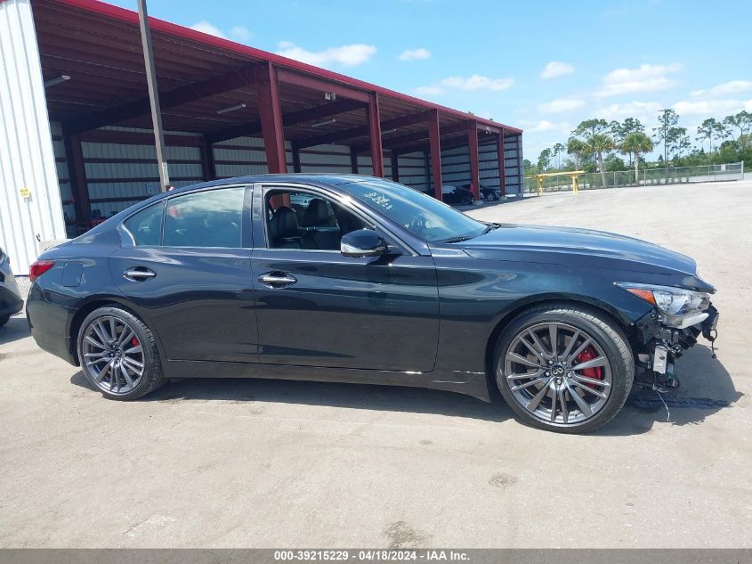 2023 Infiniti Q50 Red Sport 400 VIN: JN1FV7DP8PM570247 Lot: 39241826