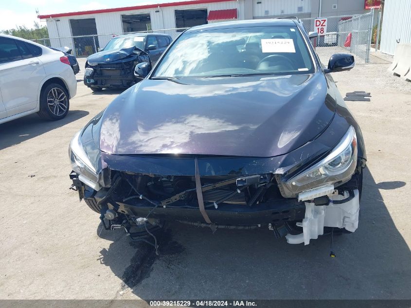 2023 Infiniti Q50 Red Sport 400 VIN: JN1FV7DP8PM570247 Lot: 39241826