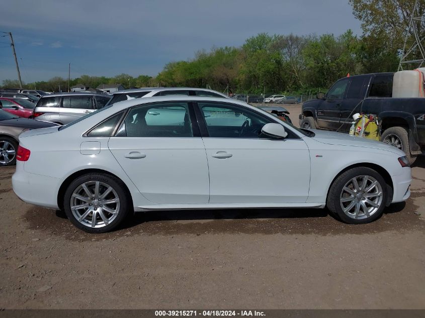 2012 Audi A4 2.0T Premium VIN: WAUFFAFL1CN020715 Lot: 45742974