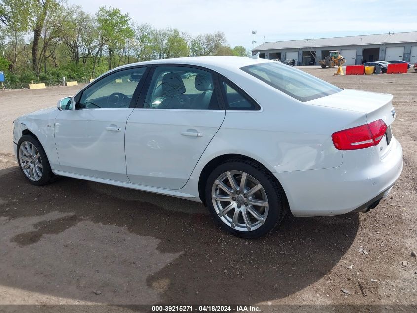 2012 Audi A4 2.0T Premium VIN: WAUFFAFL1CN020715 Lot: 45742974