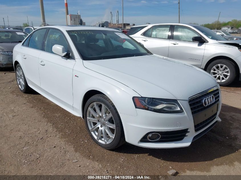 2012 Audi A4 2.0T Premium VIN: WAUFFAFL1CN020715 Lot: 45742974