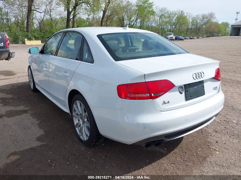 2012 Audi A4 2.0T Premium VIN: WAUFFAFL1CN020715 Lot: 45742974