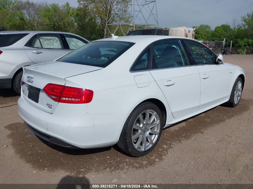 2012 Audi A4 2.0T Premium VIN: WAUFFAFL1CN020715 Lot: 45742974