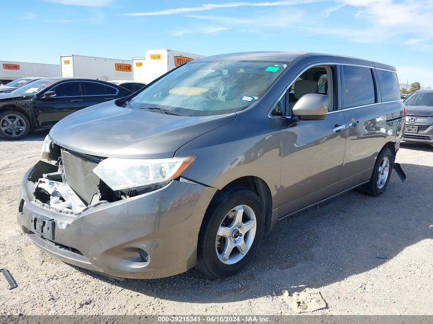 2015 NISSAN QUEST S/SV/SL/PLATINUM - JN8AE2KP0F9131224
