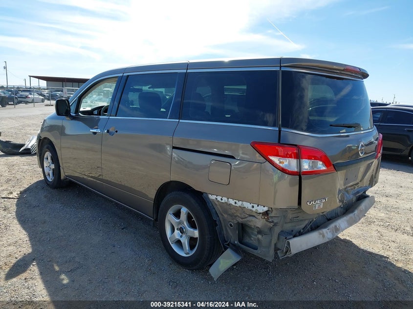 2015 NISSAN QUEST S/SV/SL/PLATINUM - JN8AE2KP0F9131224
