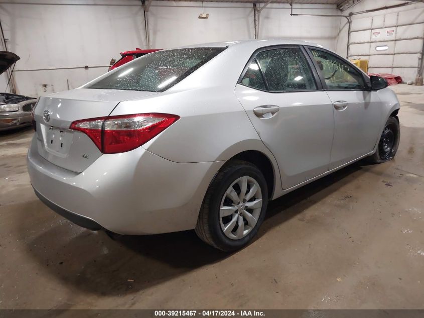 2016 TOYOTA COROLLA LE - 2T1BURHE2GC731157