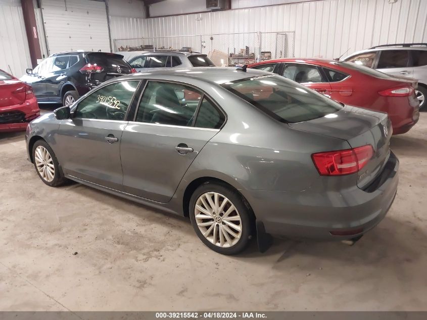 3VWD17AJ2FM288525 | 2015 VOLKSWAGEN JETTA