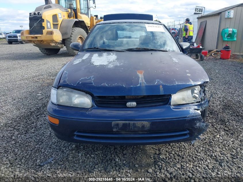 1997 Geo Prizm VIN: 1Y1SK5260VZ418543 Lot: 39215645