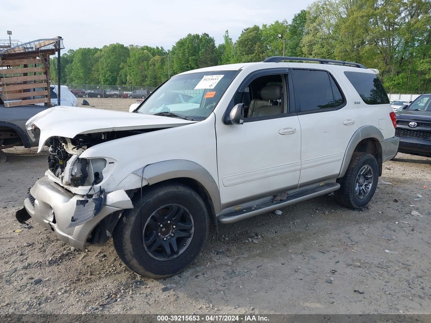 2003 Toyota Sequoia Sr5 V8 VIN: 5TDZT34A63S151378 Lot: 39215653