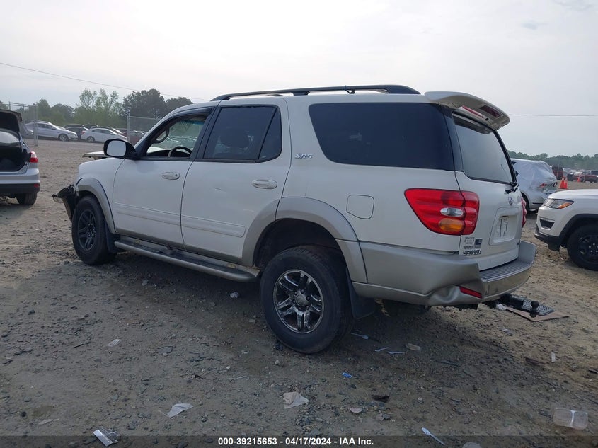 2003 Toyota Sequoia Sr5 V8 VIN: 5TDZT34A63S151378 Lot: 39215653