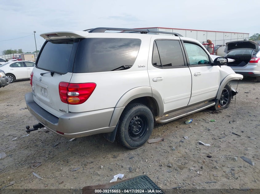 2003 Toyota Sequoia Sr5 V8 VIN: 5TDZT34A63S151378 Lot: 39215653