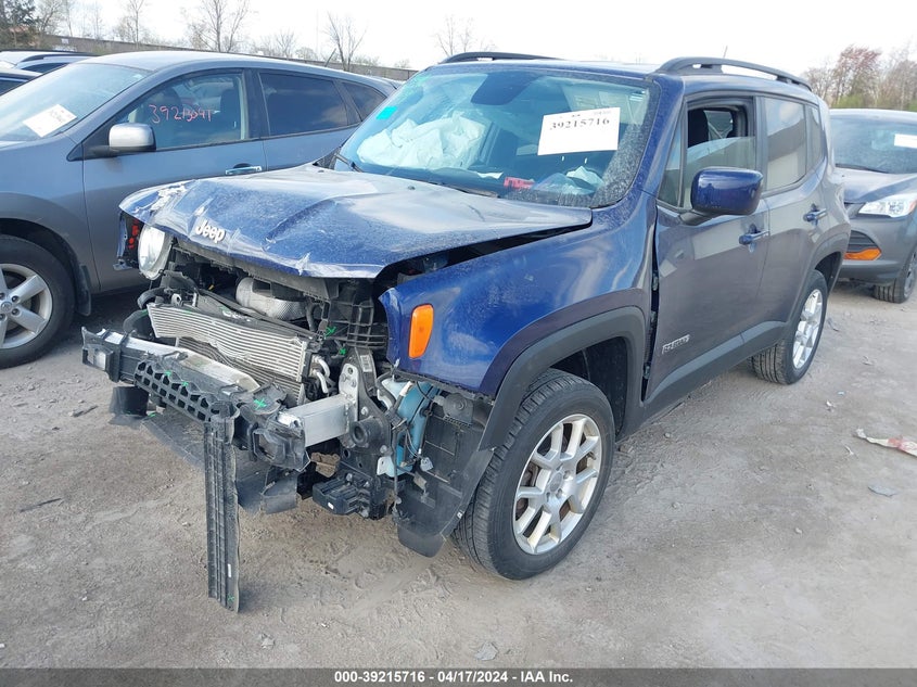 VIN ZACNJBBB7KPJ80200 2019 JEEP RENEGADE LATITUDE