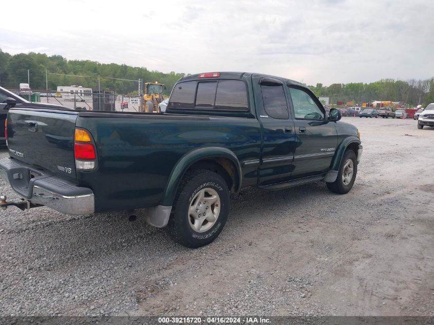 5TBRT3817YS064826 | 2000 TOYOTA TUNDRA