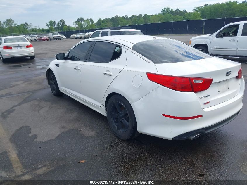 2014 Kia Optima Lx VIN: KNAGM4A7XE5508330 Lot: 39215772