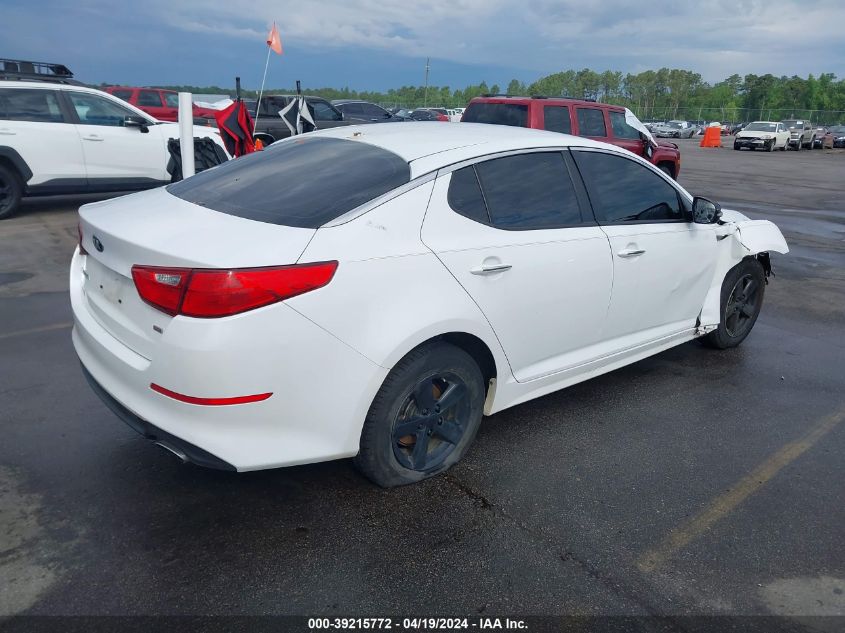 2014 Kia Optima Lx VIN: KNAGM4A7XE5508330 Lot: 39215772