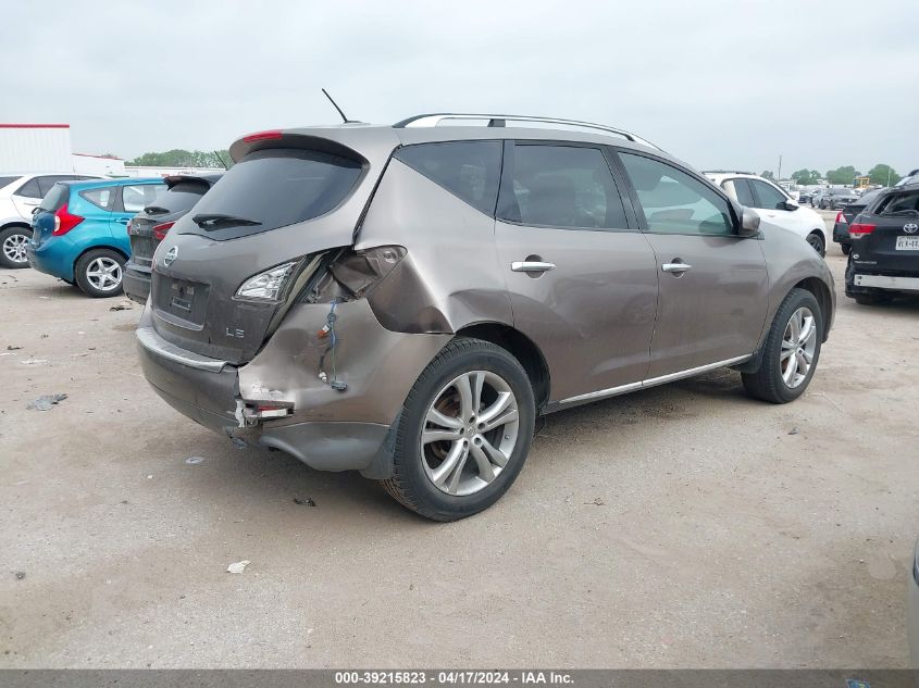 2011 Nissan Murano Le VIN: JN8AZ1MU4BW065421 Lot: 39215823