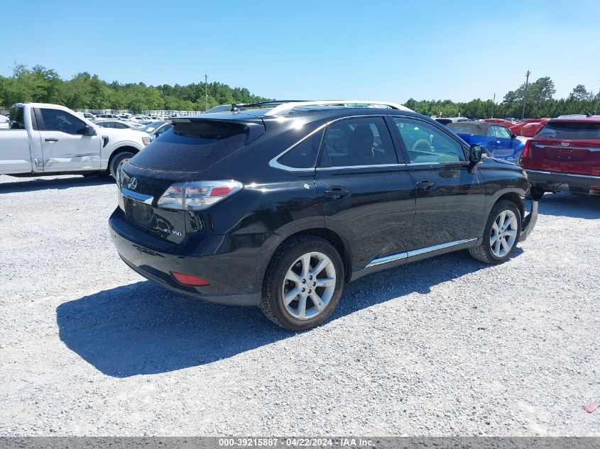 2012 Lexus Rx 350 VIN: 2T2ZK1BA5CC072850 Lot: 39215887