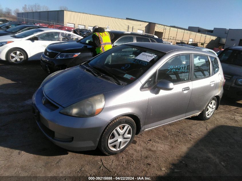 2008 Honda Fit VIN: JHMGD37488S008455 Lot: 39215888