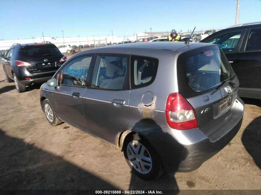 2008 Honda Fit VIN: JHMGD37488S008455 Lot: 39215888