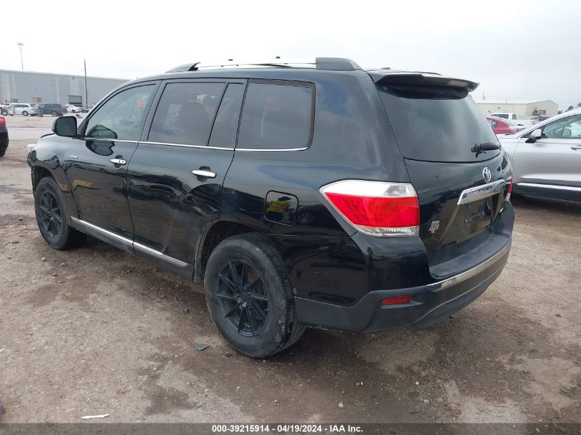 2012 Toyota Highlander Limited V6 VIN: 5TDDK3EH5CS167001 Lot: 39215914