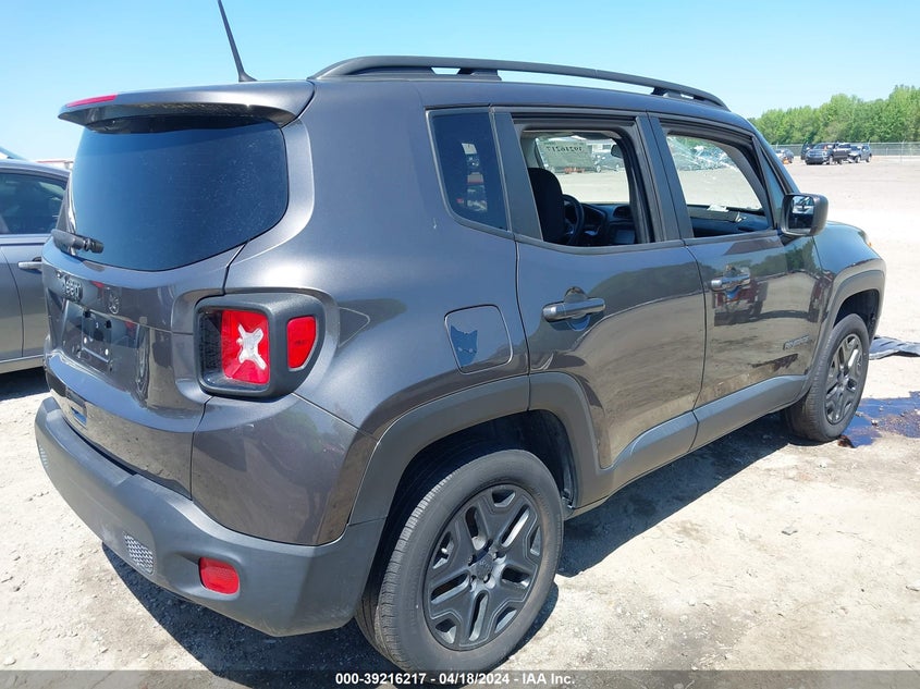 VIN ZACNJBAB5LPL00496 2020 JEEP RENEGADE UPLAND 4X4