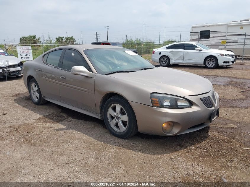 2006 Pontiac Grand Prix VIN: 2G2WP552061233536 Lot: 39216221