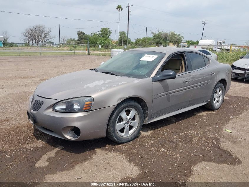 2006 Pontiac Grand Prix VIN: 2G2WP552061233536 Lot: 39216221