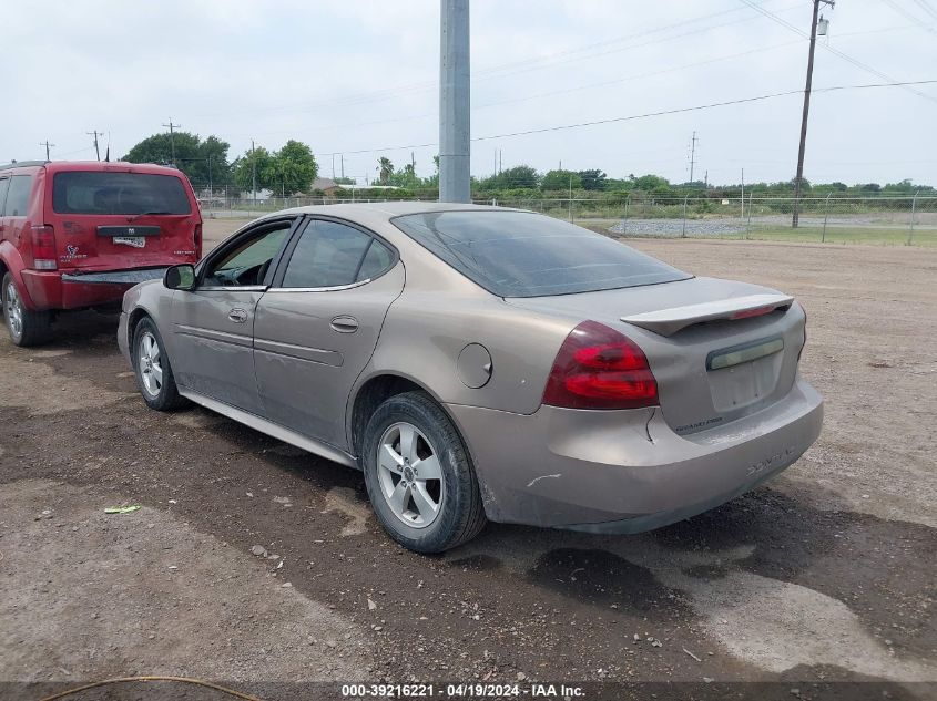 2006 Pontiac Grand Prix VIN: 2G2WP552061233536 Lot: 39216221