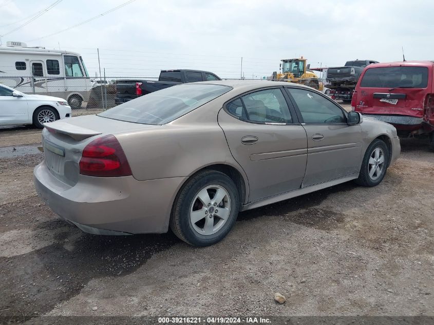 2006 Pontiac Grand Prix VIN: 2G2WP552061233536 Lot: 39216221