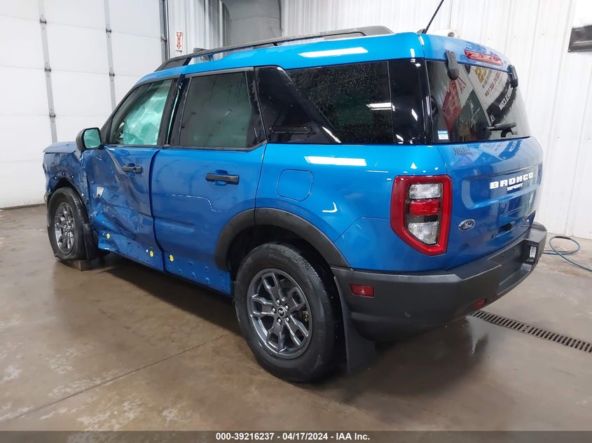 2022 Ford Bronco Sport Big Bend VIN: 3FMCR9B68NRD85609 Lot: 39216237